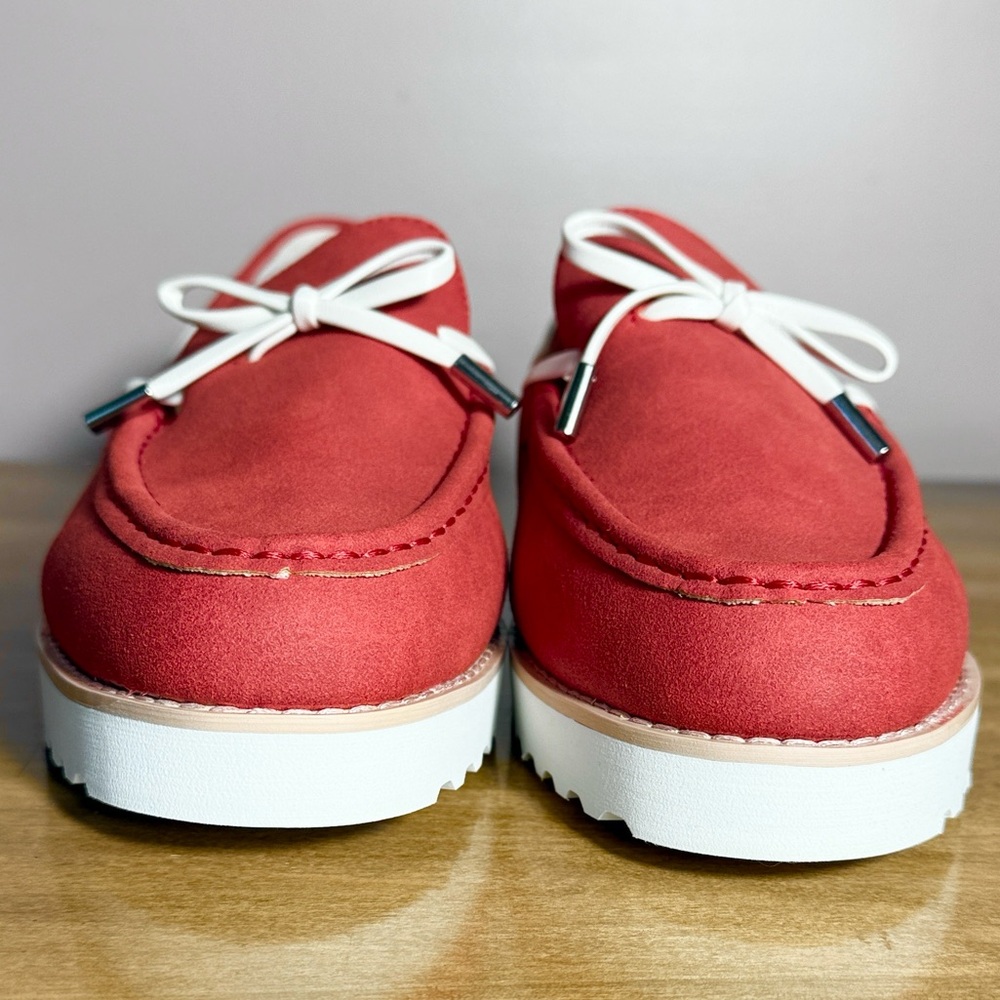 NYDJ Faux Suede Boat Shoes - Picture 4 of 9
